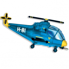 Шар Мини-фигура Вертолёт, Синий / Helicopter (в упаковке)