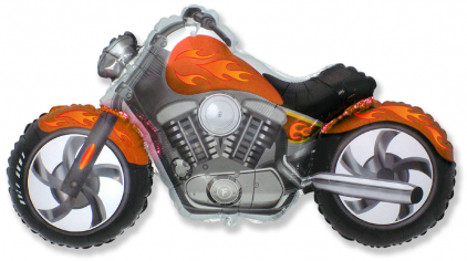 Шар Мини-фигура Байк, Оранжевый / CUSTOM MOTO (в упаковке)